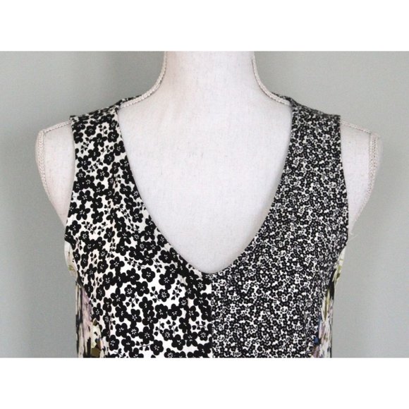 J. JILL Wearever Collection Mixed Floral Print Travel Sleeveless Dress, S Small - Picture 5 of 9